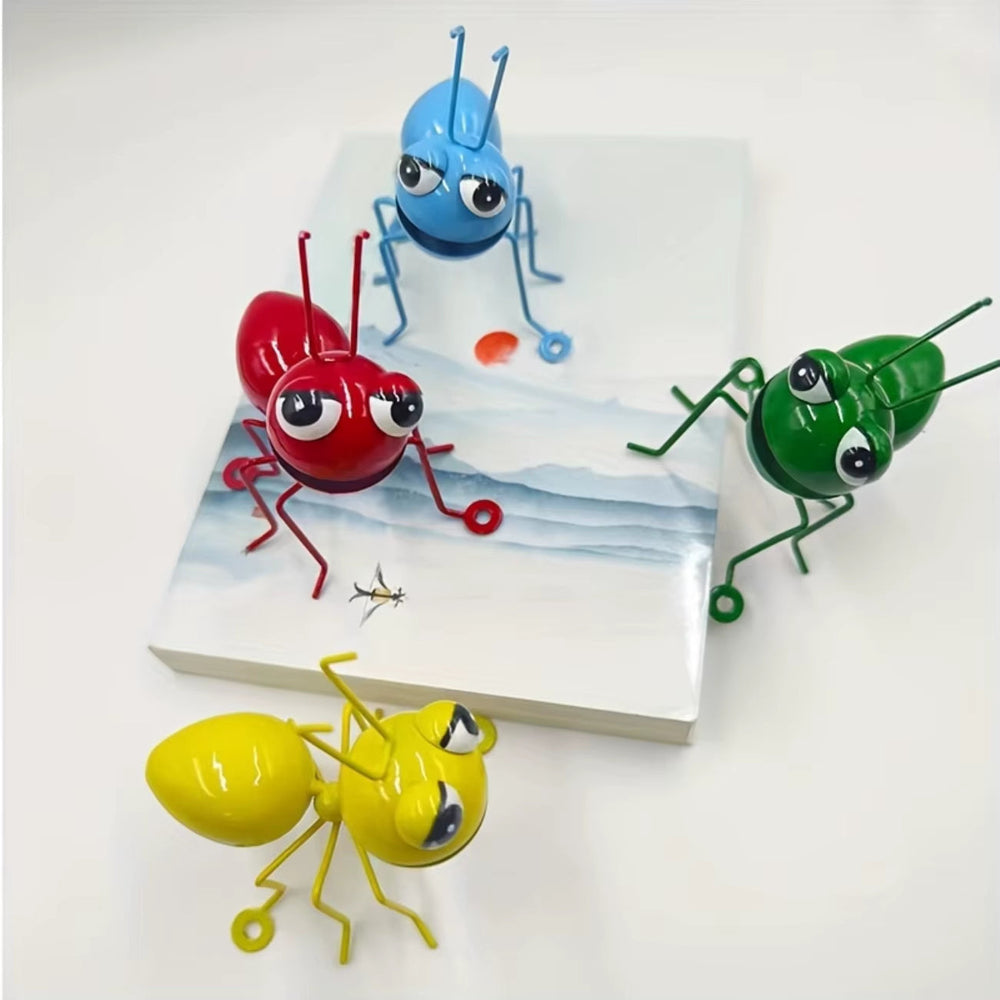 4Pcs Dancing Ant Garden Decor – Bouncy Metal Yard Art - DHACTIVE 2