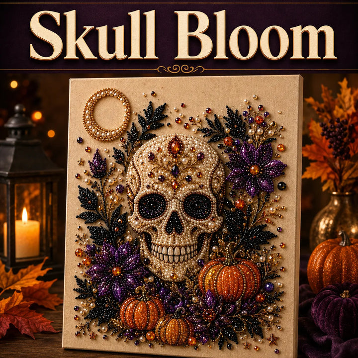 Halloween 3D Pearl Painting Kit – Adorable Ghost Decor, Beginner-Friendly