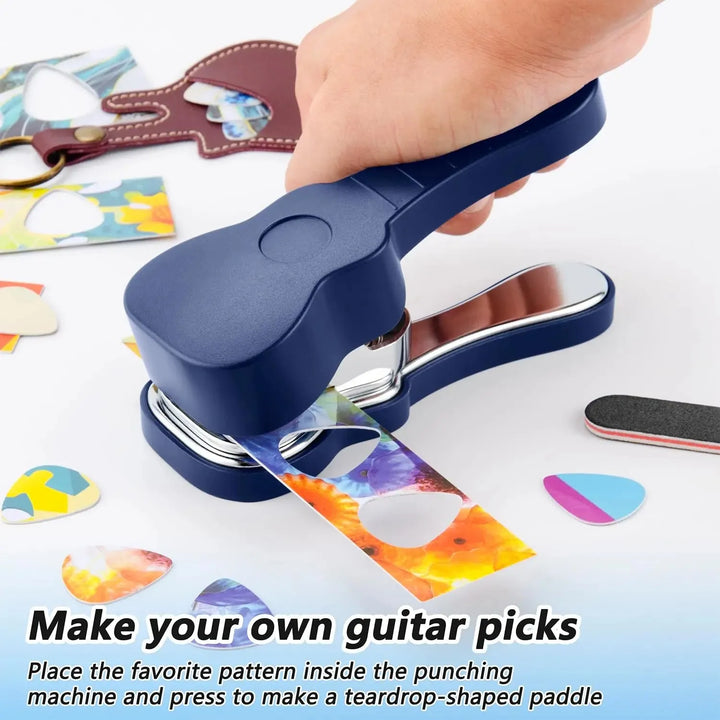 Guitar Pick Punch – Precision DIY Tool for Custom Guitar Picks from Old Cards - DHACTIVE