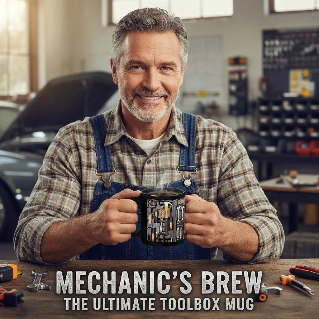 Toolbox Coffee Mug - Full-Color 3D Tool Design Ceramic Mug