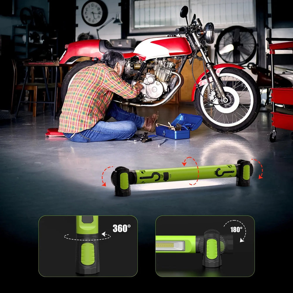 3000 Lumens Heavy-Duty Magnetic LED Work Light – Hands-Free Illumination for Home & Auto - DHACTIVE 2