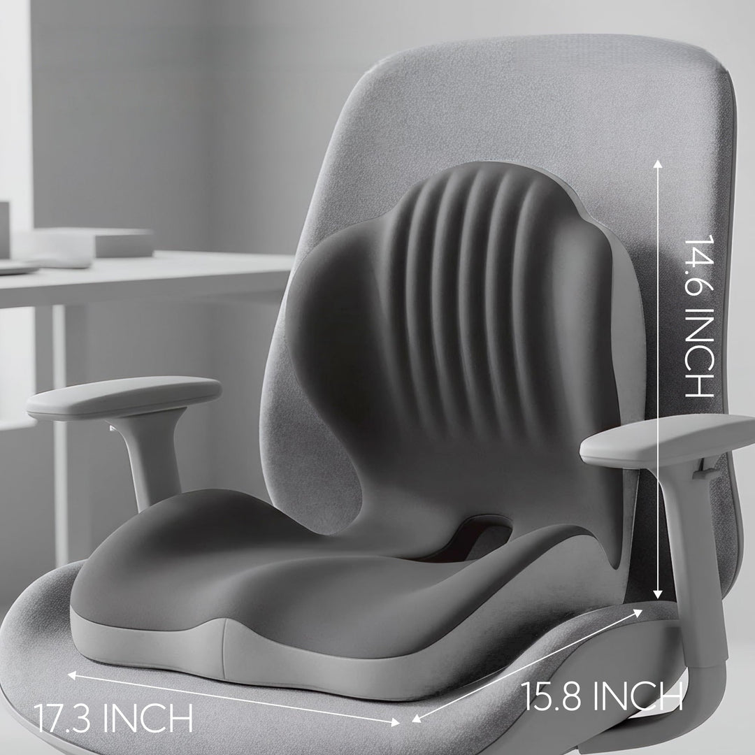 Ergonomic Seat Cushion – All-Day Back &amp; Seat Support - DHACTIVE 6