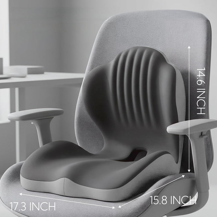 Ergonomic Seat Cushion – All-Day Back &amp; Seat Support - DHACTIVE 6