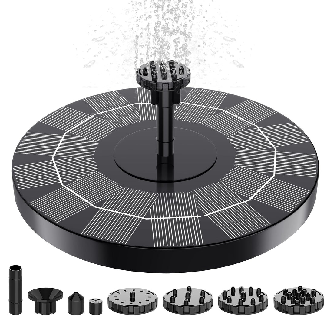 Solar Fountain – Anti-Drift Bird Bath Pump - DHACTIVE 5