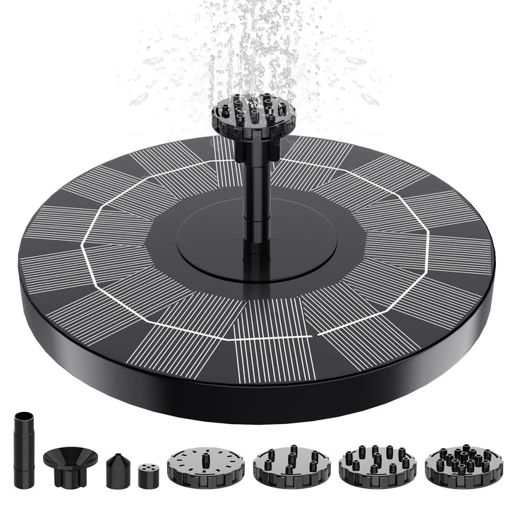 Solar Fountain – Anti-Drift Bird Bath Pump - DHACTIVE 5