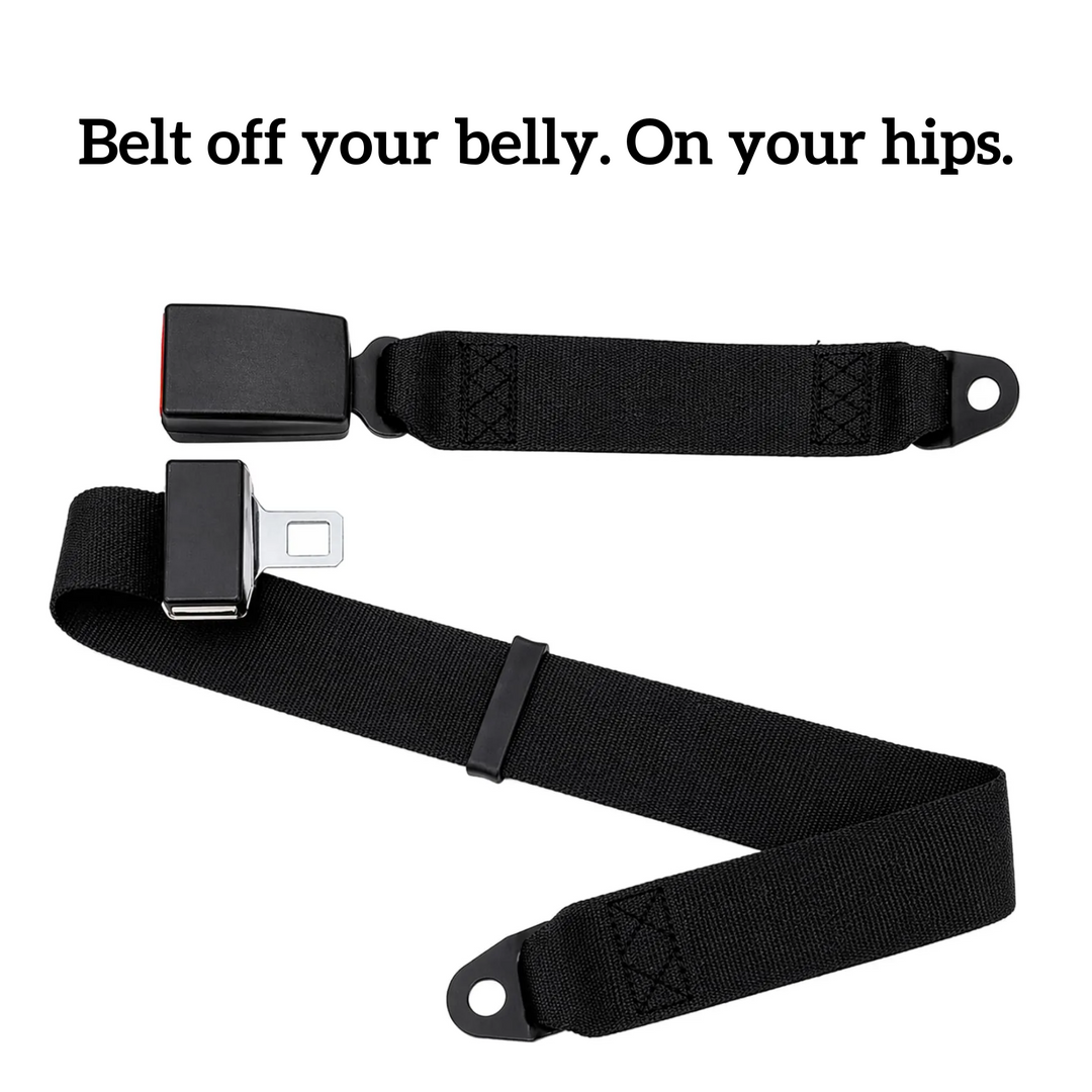 2-Pack E4 Certified Seat Belt Extender – Pregnancy & Plus-Size Comfort - DHACTIVE