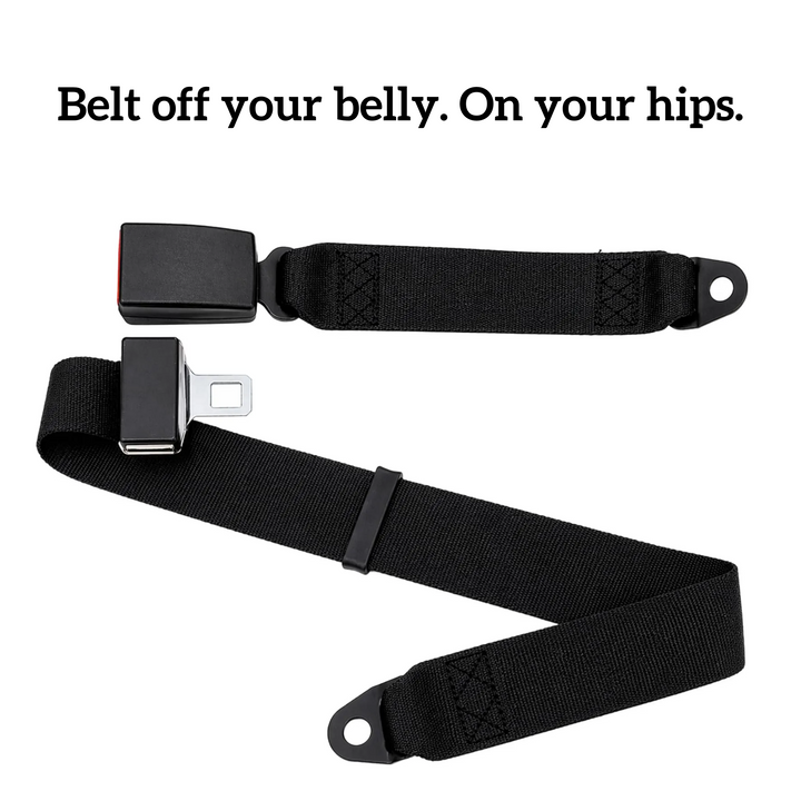 2-Pack E4 Certified Seat Belt Extender – Pregnancy &amp; Plus-Size Comfort - DHACTIVE