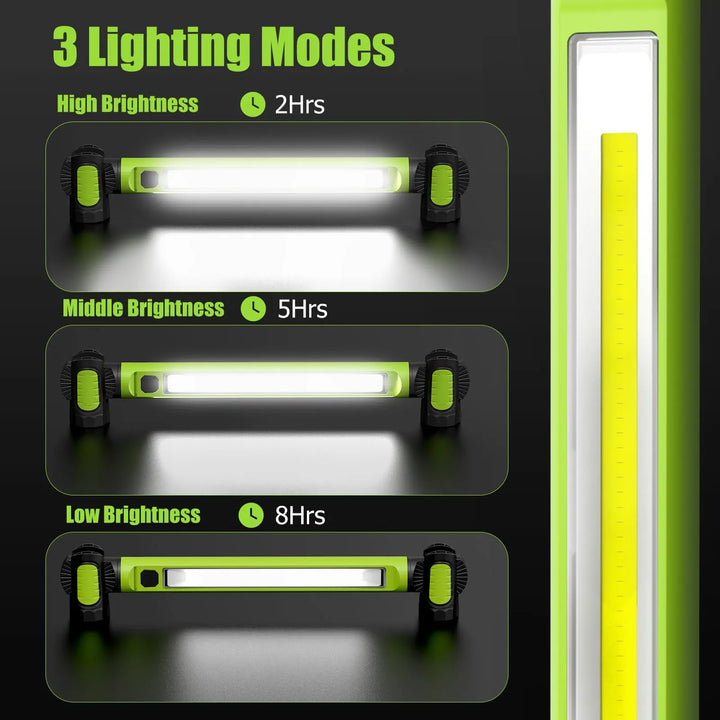 3000 Lumens Heavy-Duty Magnetic LED Work Light – Hands-Free Illumination for Home &amp; Auto - DHACTIVE 4