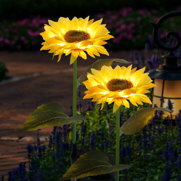 Solar Sunflower Lights – Bigger &amp; Brighter for Seniors&