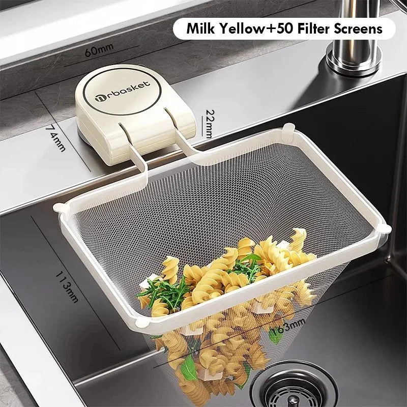 Foldable Sink Strainer Basket – Stainless Steel, Suction Cup Hold - DHACTIVE 2