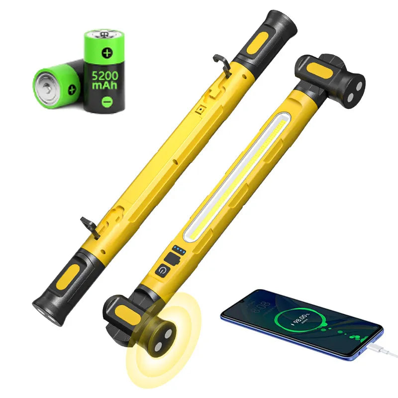 3000 Lumens Heavy-Duty Magnetic LED Work Light – Hands-Free Illumination for Home &amp; Auto - DHACTIVE 8