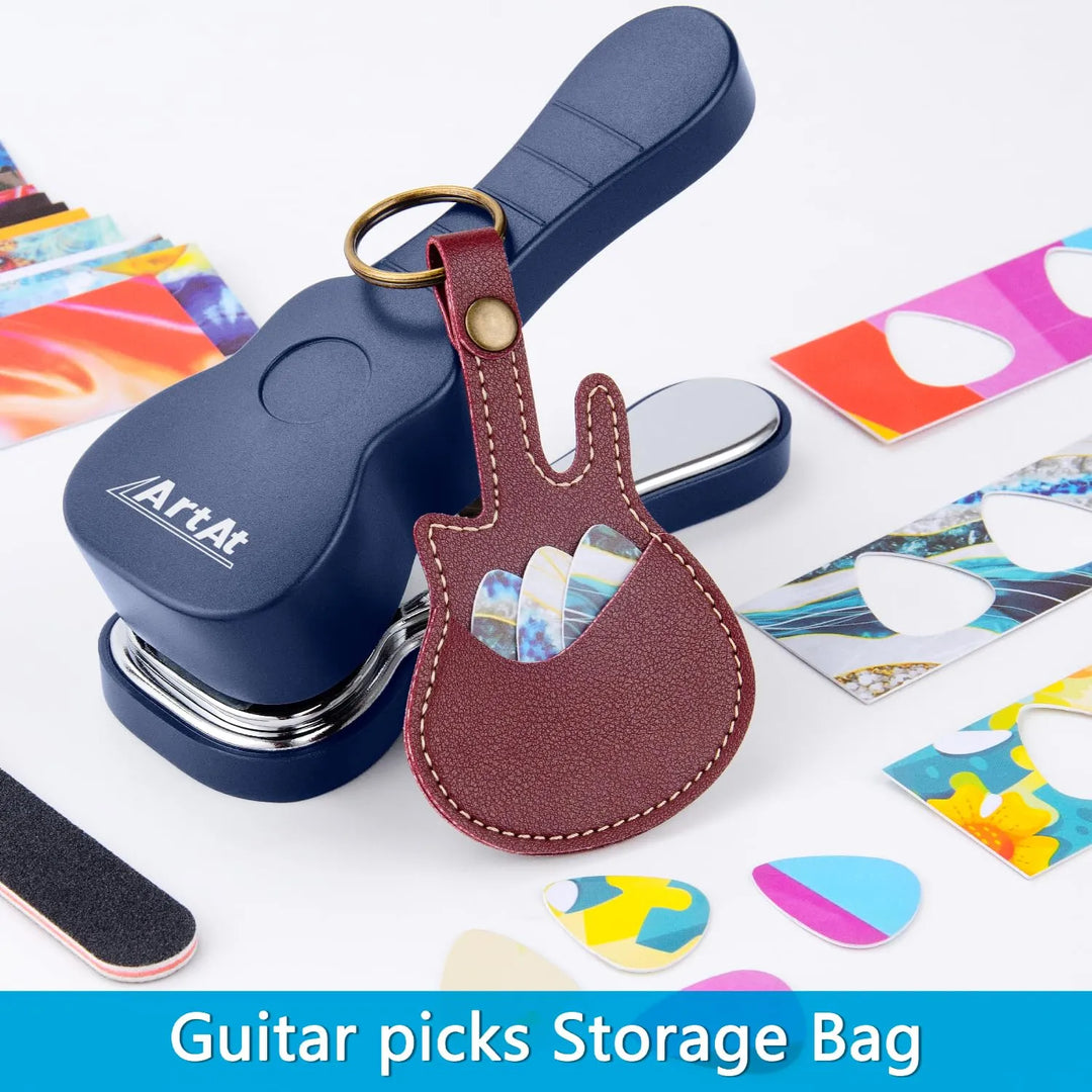 Guitar Pick Punch – Precision DIY Tool for Custom Guitar Picks from Old Cards - DHACTIVE 4