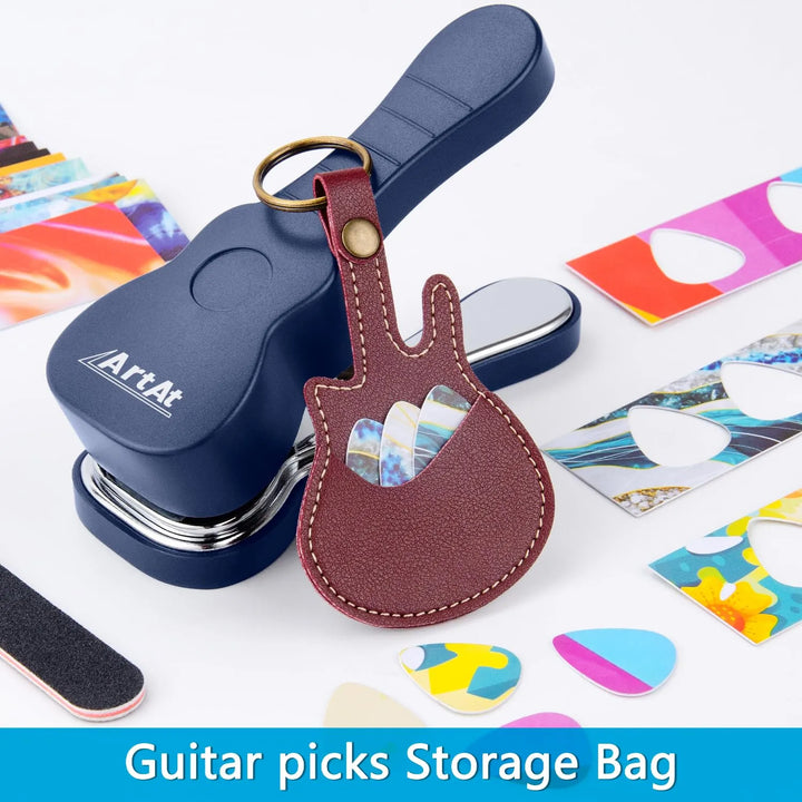 Guitar Pick Punch – Precision DIY Tool for Custom Guitar Picks from Old Cards - DHACTIVE 4