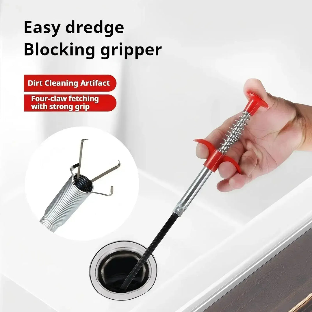 Heavy-Duty Drain Auger Tool – Safe & Easy Clog Remover for Any Home - DHACTIVE