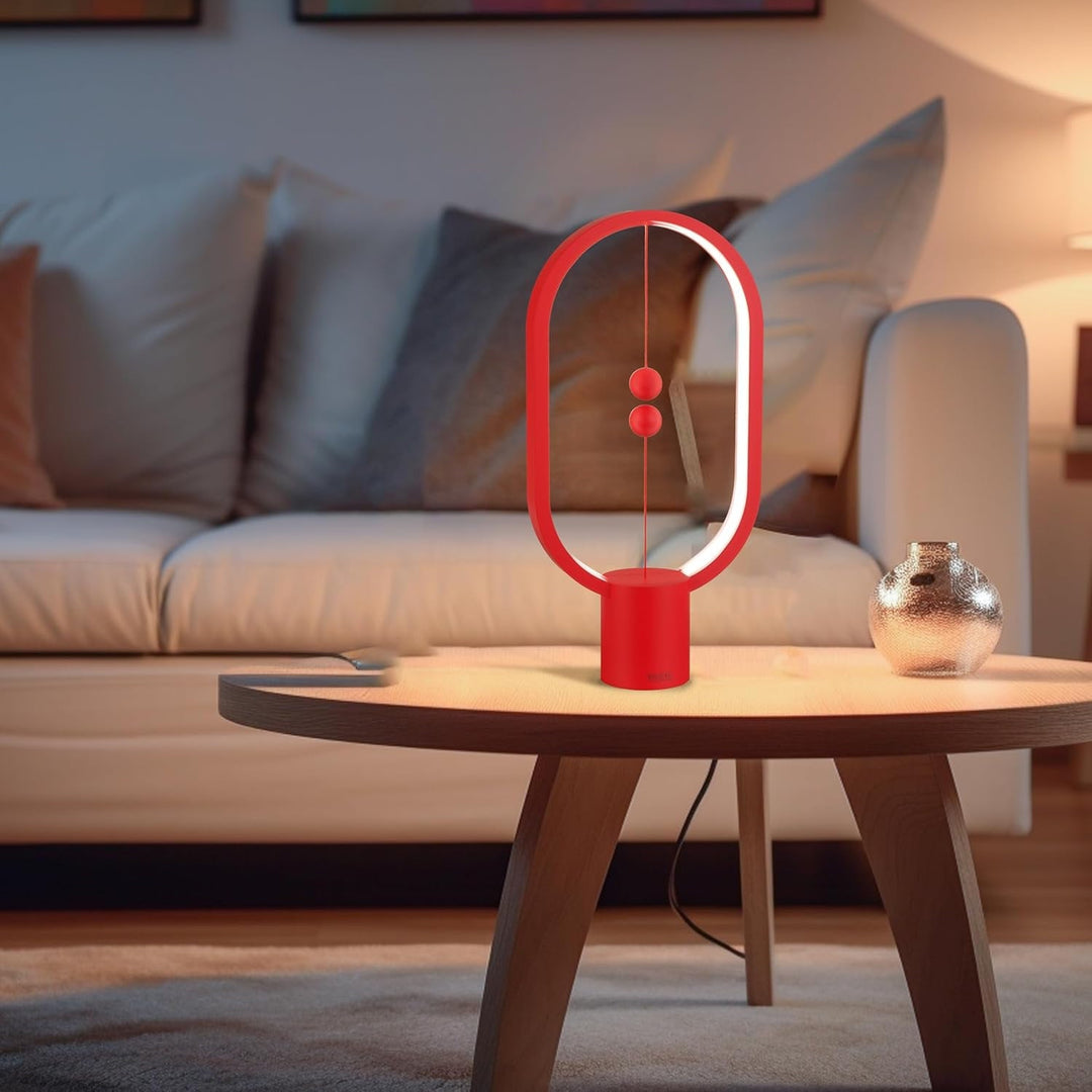 Floating Balance Lamp - Cordless Magnetic Sculpture Table Light - DHACTIVE 3