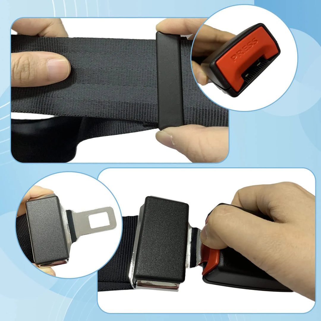 2-Pack E4 Certified Seat Belt Extender – Pregnancy &amp; Plus-Size Comfort - DHACTIVE 3