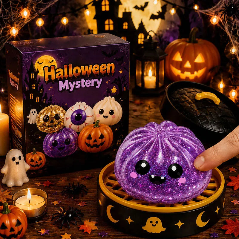 Halloween Dumpling Squishy Toy - Soft Stress Relief Sensory Fidget