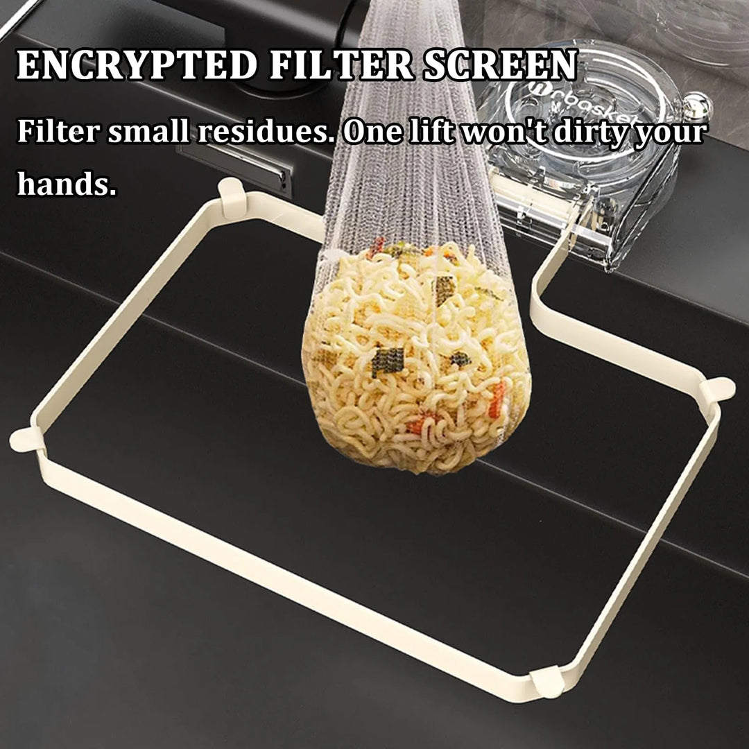 Foldable Sink Strainer Basket – Stainless Steel, Suction Cup Hold - DHACTIVE 3