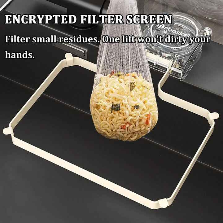 Foldable Sink Strainer Basket – Stainless Steel, Suction Cup Hold - DHACTIVE 3