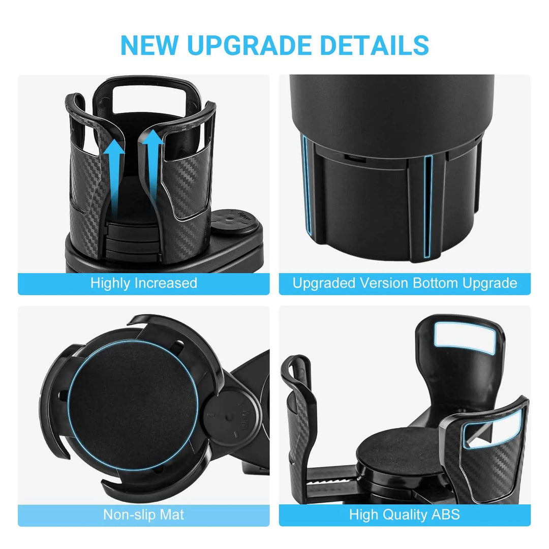Car Cup Holder Expander – Locks Tight on Every Turn - DHACTIVE 3