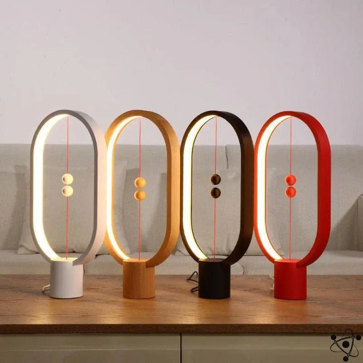 Floating Balance Lamp - Cordless Magnetic Sculpture Table Light - DHACTIVE 4