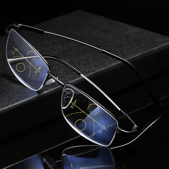 Progressive Anti-Blue Light Reading Glasses - DHACTIVE 8