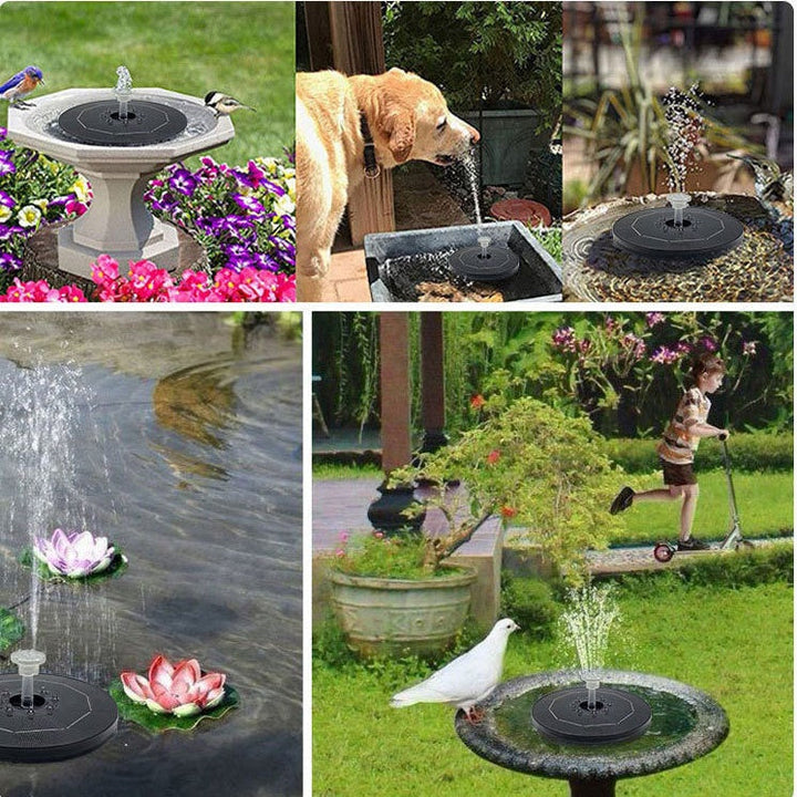 Solar Fountain – Anti-Drift Bird Bath Pump - DHACTIVE 3
