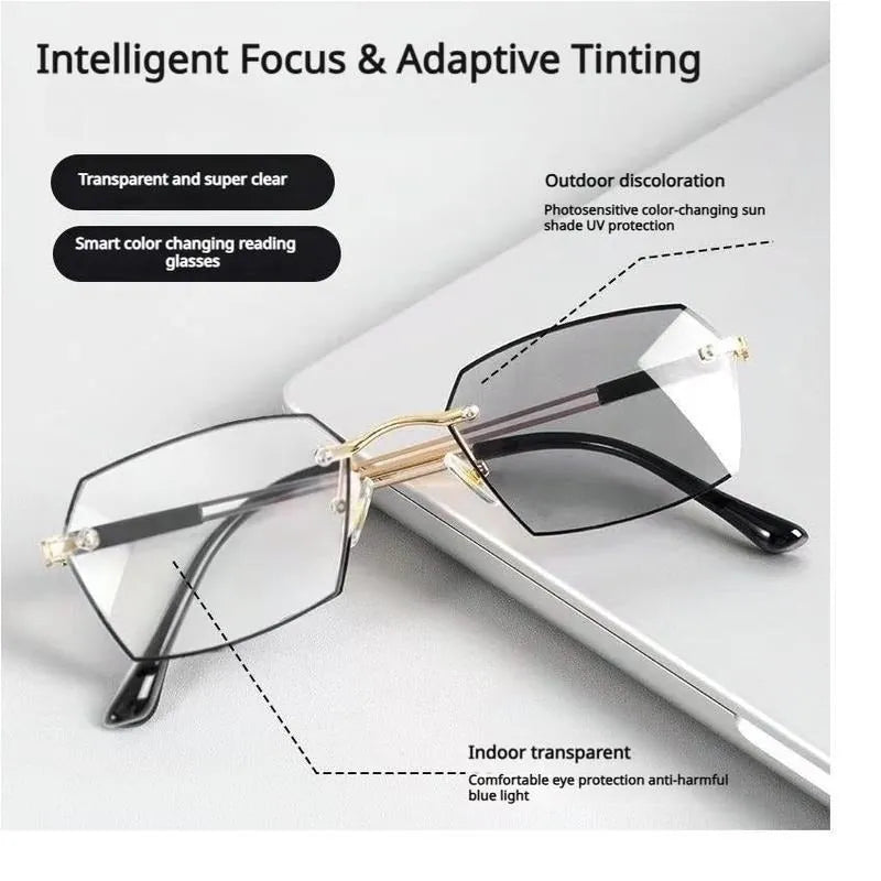 Auto-Zoom Reading Glasses – Ergonomic &amp; Anti-Blue Light