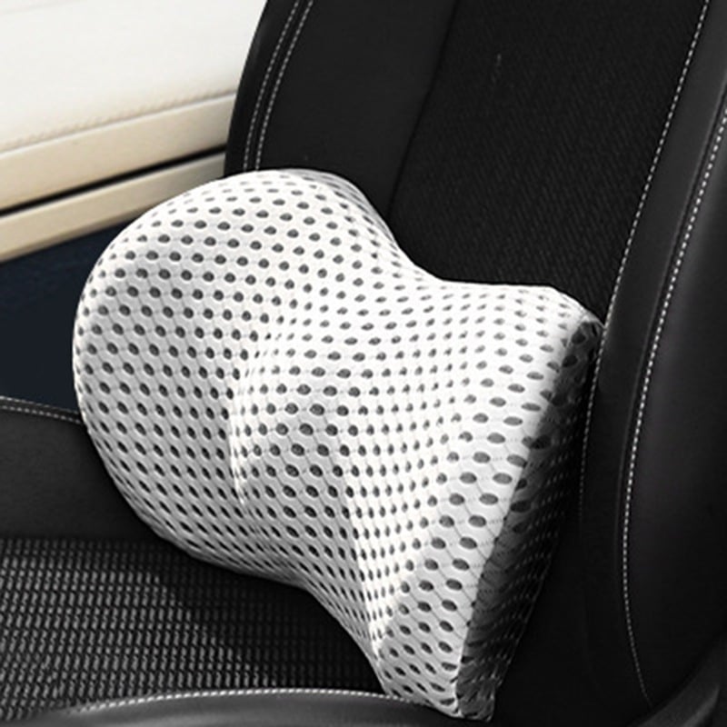 Premium Lumbar Support Cushion – Ergonomic Memory Foam Back Support for Office, Car &amp; Home