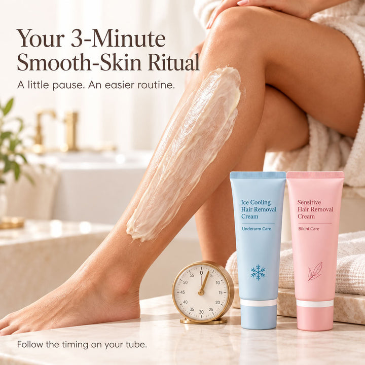 Gentle Hair Removal Cream - 3-Min Smooth Skin