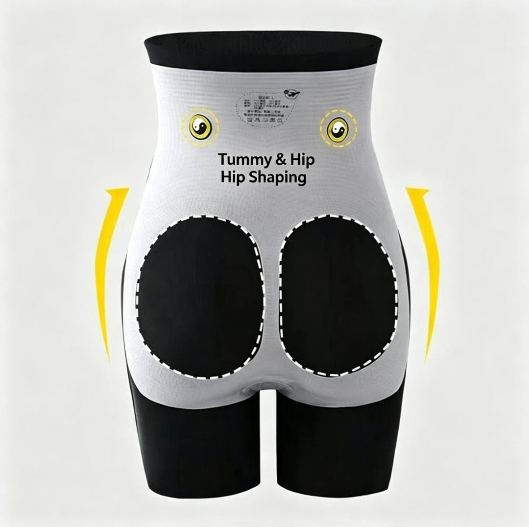（Buy 1 Get 1 Free）High-Waist Seamless Butt-Lift Shaping Shorts – Tummy Control, No Lines