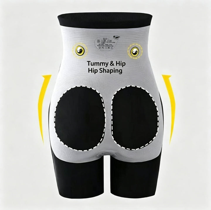 （Buy 1 Get 1 Free）High-Waist Seamless Butt-Lift Shaping Shorts – Tummy Control, No Lines