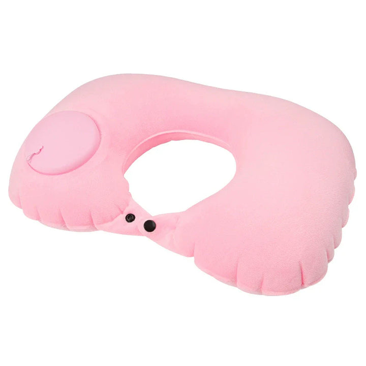 CloudRest Adjustable Inflatable Travel Neck Pillow - DHACTIVE 10