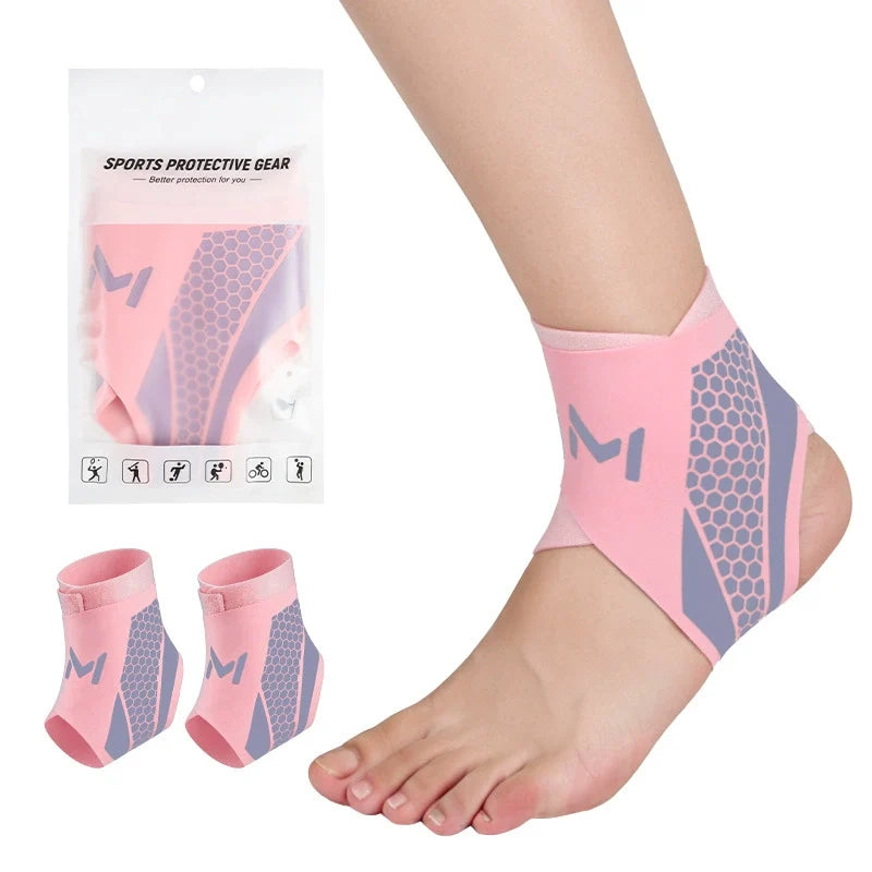 2-Pack Ankle Brace | Adjustable Breathable Support for Running &amp; Recovery