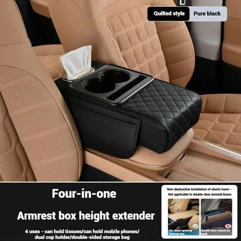 5-in-1 Car Console Organizer & Armrest Pad – Anti-Fatigue Storage for Essentials - DHACTIVE 2