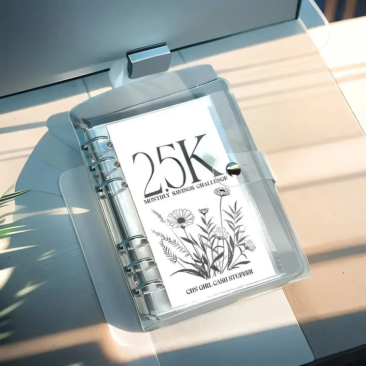 12-Month Envelopes Money-Saving Challenges Binder - DHACTIVE