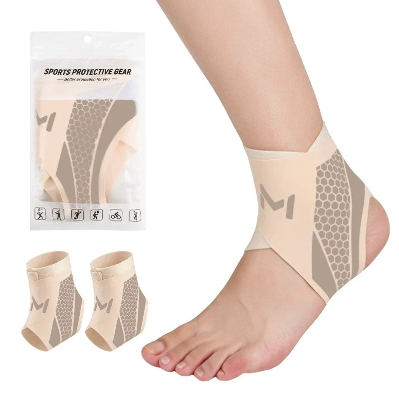 2-Pack Ankle Brace | Adjustable Breathable Support for Running &amp; Recovery