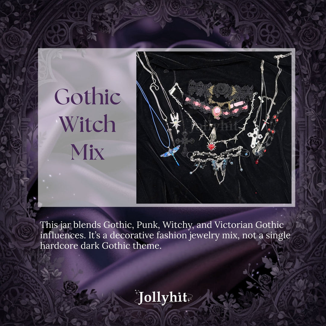 Mystery Jewelry Jar – 15-Piece Gothic or Ocean Mix