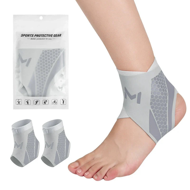 2-Pack Ankle Brace | Adjustable Breathable Support for Running &amp; Recovery