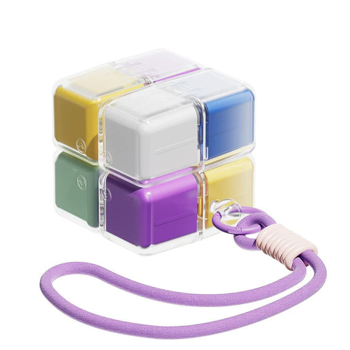 Magnetic Pill Cube Portable – Clever Travel Storage - DHACTIVE 5