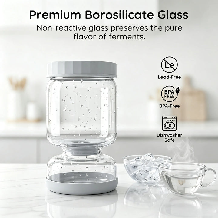 Pickle &amp; Olive Hourglass Jar with Strainer – 2 Pack, BPA-Free