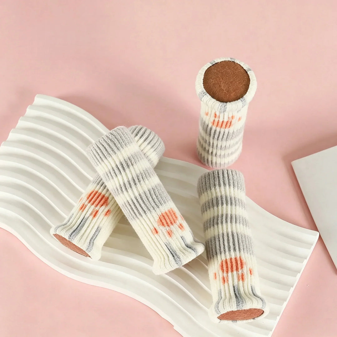 24-Pieces Cute Chair Leg Covers – Stop Scratches &amp; Scraping Noise