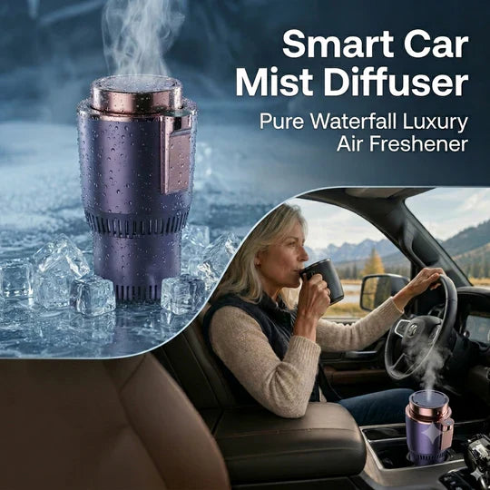 2-in-1 Smart Car Cup Warmer & Cooler Base for Commuters - DHACTIVE
