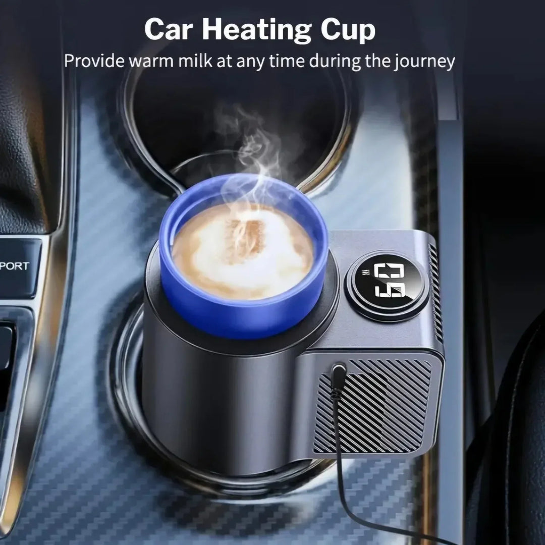 2-in-1 Smart Car Cup Holder — Keeps Drinks Hot or Cold While You Drive - DHACTIVE