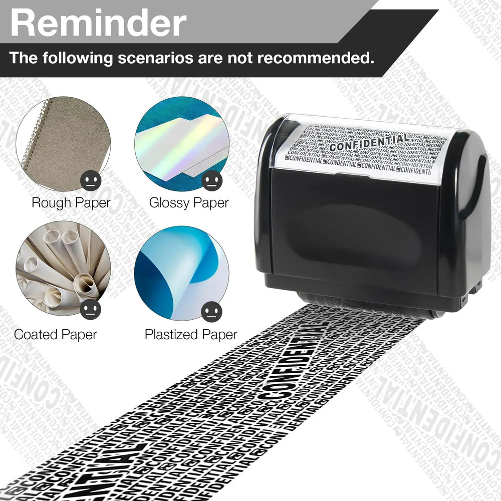 Privacy Roller Stamp – Covers Bold Text, Dries in Seconds - DHACTIVE 2