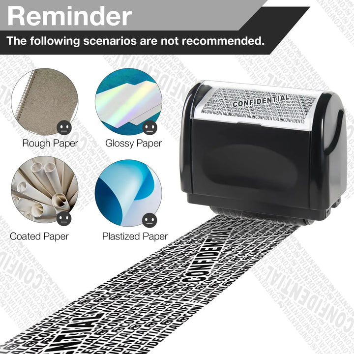Privacy Roller Stamp – Covers Bold Text, Dries in Seconds - DHACTIVE 2