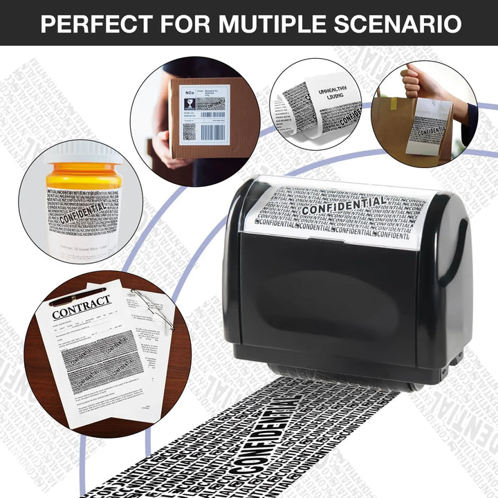Privacy Roller Stamp – Covers Bold Text, Dries in Seconds - DHACTIVE 3