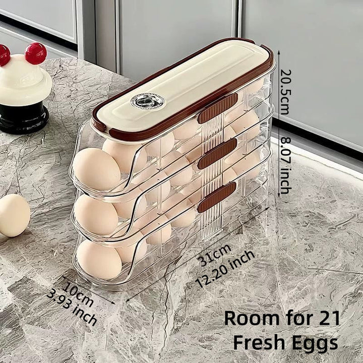 Auto-Roll Pro: Gravity-Fed Egg Dispenser - DHACTIVE 10