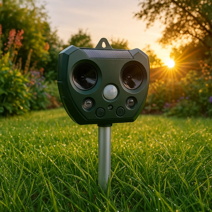 Ultrasonic Bird &amp; Pest Defender – Weatherproof, Solar-Powered &amp; Effective for Garden Protection - DHACTIVE