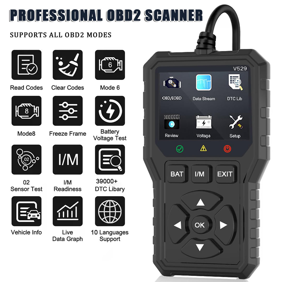 Professional Plug-and-Play Engine Fault Code Scanner - DHACTIVE